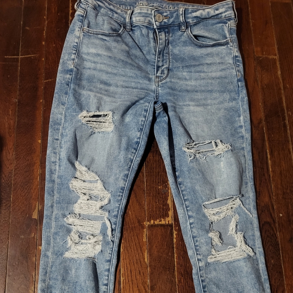 American Eagle cropped jeggings